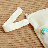 Reusable Diaper Organizer Large Waterproof Baby Wet Bag with Double Zipper