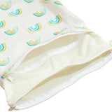 Reusable Diaper Organizer Large Waterproof Baby Wet Bag with Double Zipper